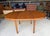 Brown Danish Teak Round Dining Table with Central Leaf Extension For Sale - Image 8 of 10
