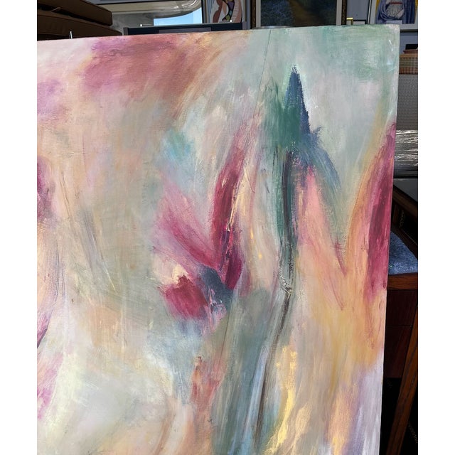 Patricia Moore Abstract Painting Dancing on the Clouds For Sale - Image 4 of 8