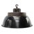 Vintage Factory Black Enamel and Cast Iron Pendant Lamp For Sale - Image 5 of 5
