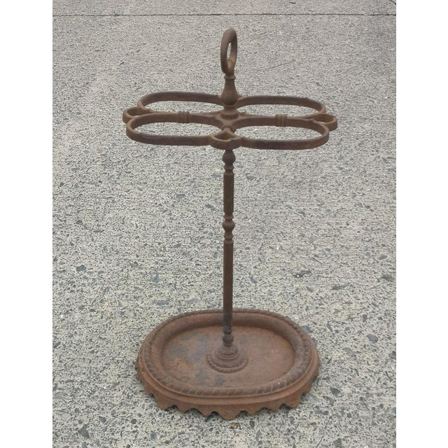 Metal Cast Iron Umbrella Stand, 1950s For Sale - Image 7 of 7