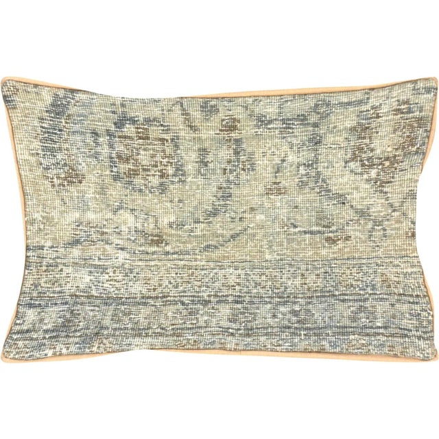 Shabby Chic 1960s Persian Kerman Pillow For Sale - Image 3 of 3