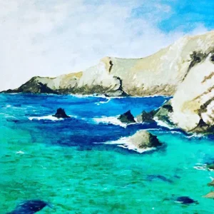 Contemporary The Lizard - Acrylic on Canvas Painting by Shabs Beigh