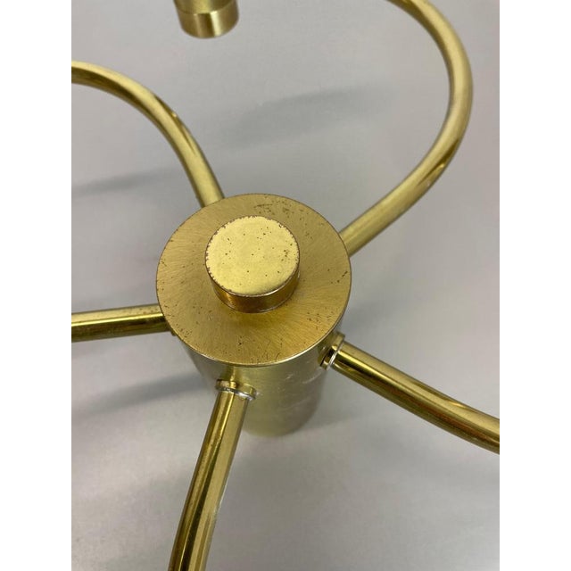 Round Brass Ceiling Light, Germany, 1980s For Sale - Image 15 of 18
