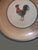 Vintage Rustic Monroe Salt Works Stoneware Maine Rooster Platter Bowl For Sale - Image 4 of 9