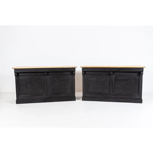 Parisian Ebonised Fruitwood Boulangerie Counter For Sale - Image 13 of 14