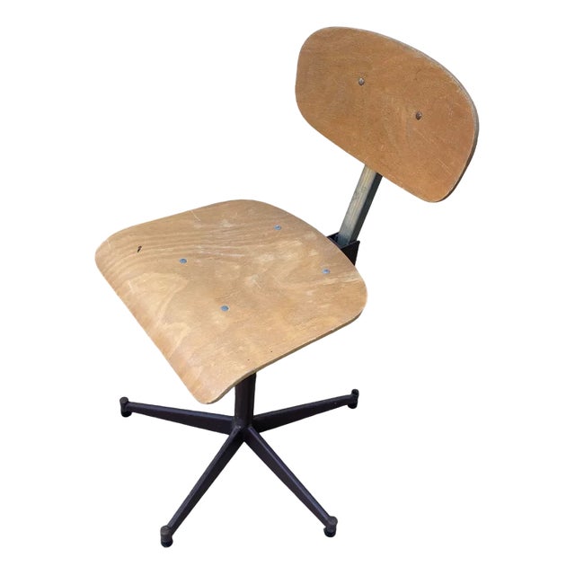 Industrial Architect Swivel Chair, 1950 For Sale