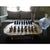 Handcrafted Rustic Wooden Chess Set Natural Wood Grain Board For Sale - Image 6 of 8