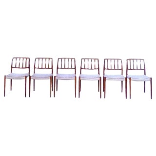 Teak Dining Chairs from J.L. Møller, Set of 6 For Sale