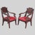 Empire French Mahogany Library Armchairs, Set of 2 For Sale - Image 11 of 11
