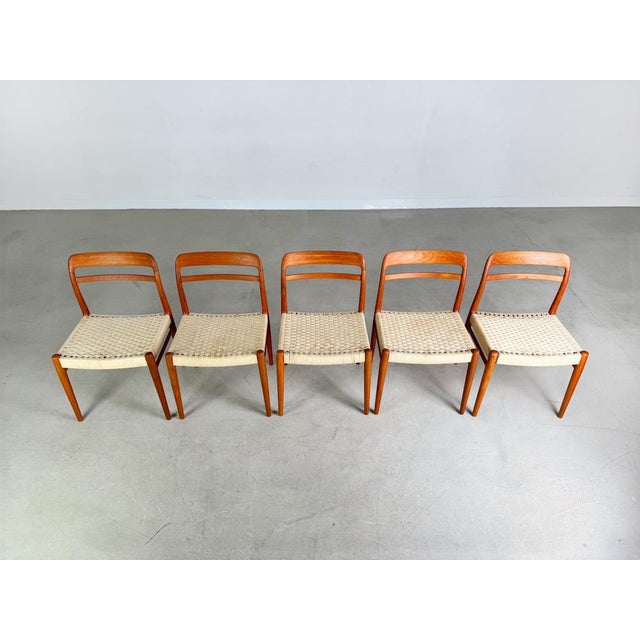 Mid-Century Stühle Gustav Bahus Alf Aarseth, 1960s, Set of 5 For Sale - Image 11 of 18