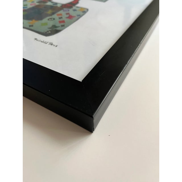 Vintage Limited Edition 36/500 Fairchild Paris Louis Vuitton's Trunks Print Published by Sunday 'B' Morning Aprox....