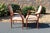 French Ethan Allen Louis XVI Style Armchairs With Silk Upholstery—A Pair For Sale - Image 3 of 18