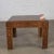 Vintage Modern Square Lane End or Side Table With Carved Leg Design & Chevron Veneer Top For Sale - Image 10 of 13