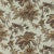 Schumacher Coconut Grove Fabric in Aqua & Tan For Sale