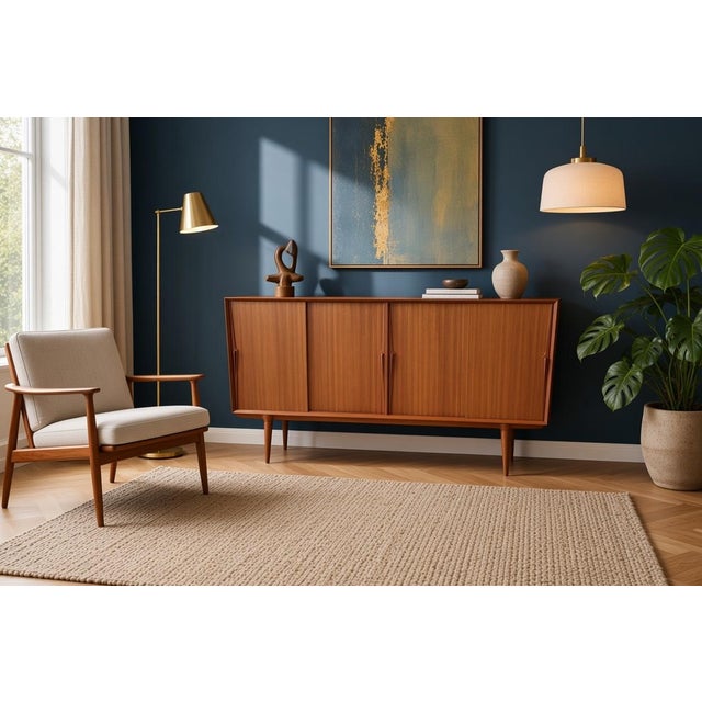 Model 19 High Board in Teak by Gunni Omann for Omann Jun, Denmark, 1960s For Sale - Image 16 of 18