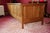 Early 21st Century Amish Made Mission Arts and Crafts Cubic Panel Sofa Quartersawn Oak Sofa For Sale - Image 4 of 9