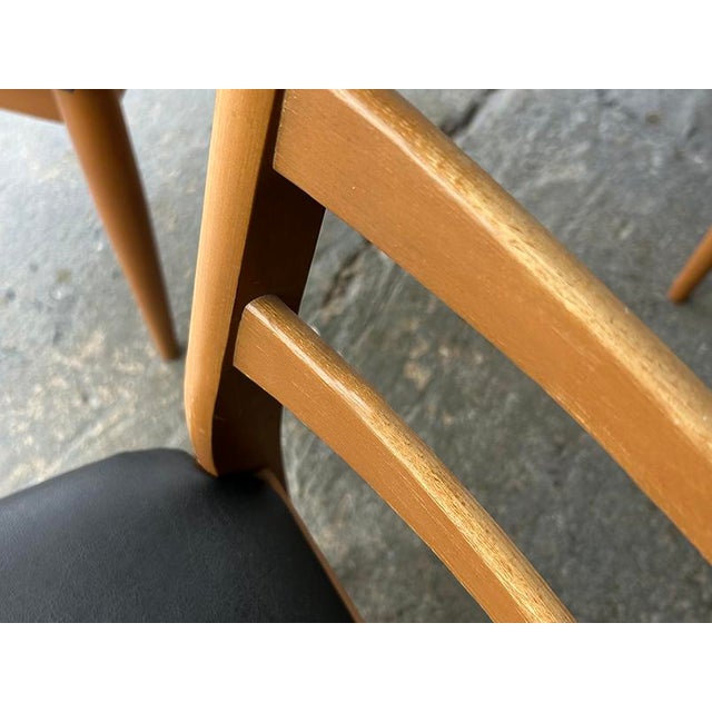 Mid-Century Dining Chairs from Schreiber Furniture, 1960s, Set of 4 For Sale - Image 9 of 11