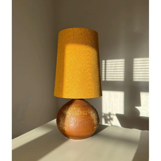 1970s Large Handmade Stoneware Ceramic Table Lamps from Søholm Stentøj, Denmark, 1970s, Set of 2 For Sale - Image 5 of 11