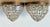 Vintage Regency Cut Crystal Flush Mount Lights - A Pair For Sale - Image 12 of 12