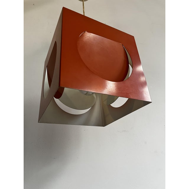 Cube Pendant Lamp by Shogo Suzuki, 1960s For Sale - Image 10 of 13