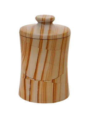 Tan Marble Canister