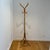 Tan Vintage Standing Bamboo/Rattan Coat and Hat Rack For Sale - Image 8 of 12