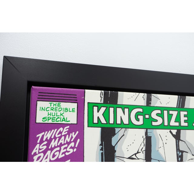 Marvel Comics, The Incredible Hulk, Limited Edition Large Marvel Art Print Signed and Numbered by Stan Lee For Sale - Image 8 of 10