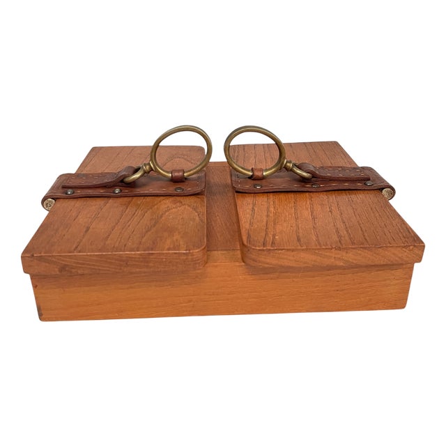 Decorative Box by Jacques Adnet, 1950s For Sale