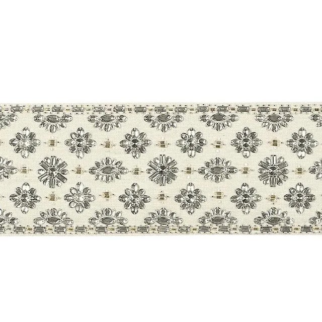 Contemporary Sample - Schumacher Simpson Tape in Diamond For Sale - Image 3 of 3