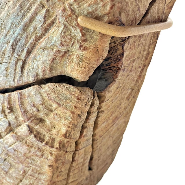 Wood Tribal Slit Drum Sculptural Accent Piece For Sale - Image 9 of 18
