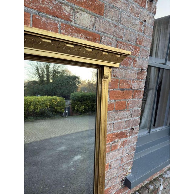 W: 150cm (59.1")h: 170cm (66.9")d: 7cm (2.8") a superb large antique english 19th century carved wood gilt framed...