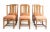 Vintage Bamboo Chairs with Peach-Colored Upholstered Seats, Set of 6 For Sale - Image 10 of 10