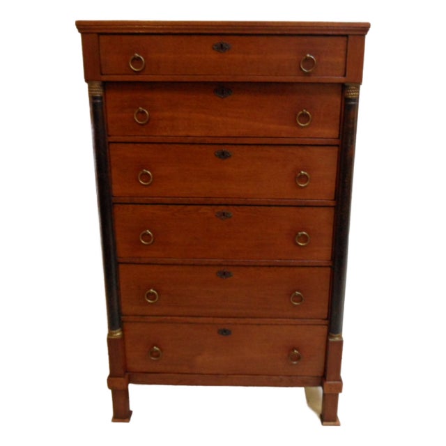 Antique Dutch Oak Chiffoniere Chest of Drawers For Sale