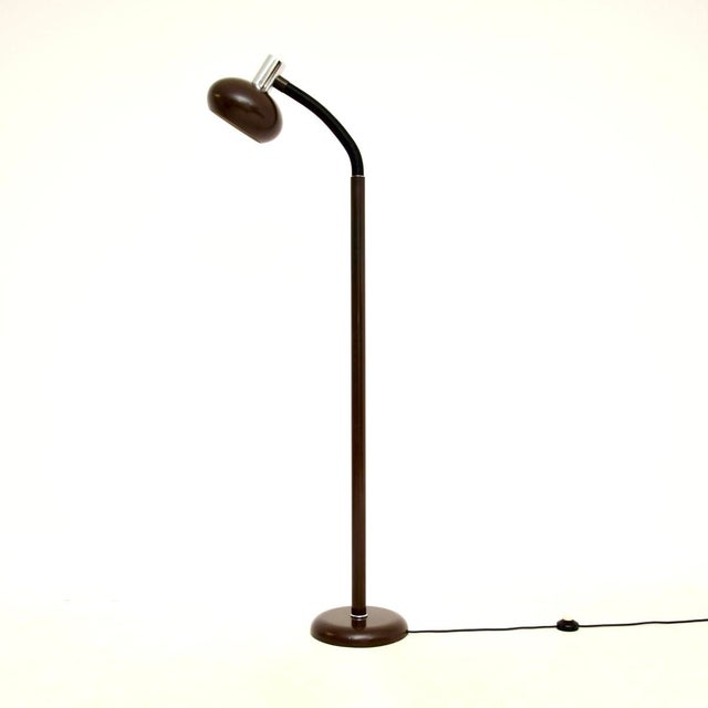 Mid-Century Modern Vintage Swedish Floor Lamp, 1970s For Sale - Image 3 of 10