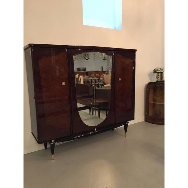 French Art Deco Bedroom Set Bed, Nightstands and Armoire Chairish