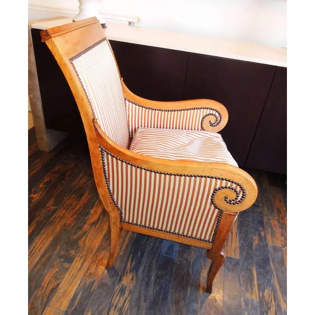 Pair of French Restauration Armchairs For Sale - Image 9 of 11