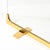 Mid 20th Century Mid-Century Sculptural Polished Brass & Glass Fireplace Screen For Sale - Image 5 of 11