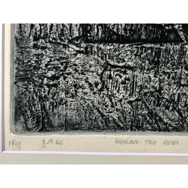 Vintage Abstract Figurative Etching Douglas Parker For Sale In New York - Image 6 of 7