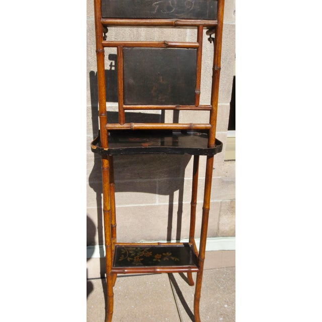 Bamboo Lacquered Display Stand,France 19th Century For Sale - Image 11 of 11