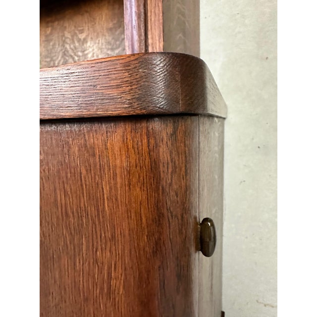Art Deco Display Cabinet in Oak, 1930s For Sale - Image 10 of 18
