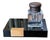 Vintage Mont Blanc Black Crystal Inkwell.