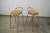 Pair of vintage 1970's Midcentury Modern barstools for sale. They have a beautiful chrome frame, and have been...