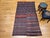 Vintage Turkish Kilim Rug, Handwoven Wool, Geometric Pattern, Indigo Blue & Rust-Red, 5x8 For Sale - Image 13 of 13