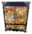 VTG Korean Hwagak Ox Horn Jewelry Box Chest Reverse Painted W/Butterfly Key For Sale