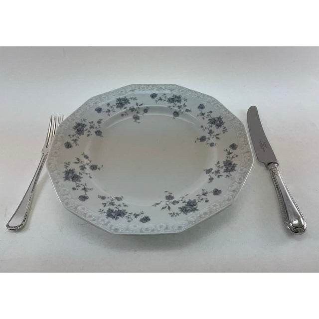 New 1970s Rosenthal Porcelain With Grey Bouque - 73 Pieces Set For Sale In New York - Image 6 of 18