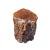 Raw Wood Rough Grain Finish Irregular Shape Short Stool Table For Sale - Image 4 of 6