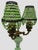 Vintage Jadeite 3 Arm Table Lamp For Sale - Image 12 of 15
