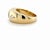 Mid-Century Modern 1940s Retro 2.44 Carat Three Stone Old European Cut Diamond Gypsy Set Ring, Size 7 For Sale - Image 3 of 7
