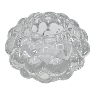 Late 20th Century Orrefors Crystal Raspberry Votive For Sale