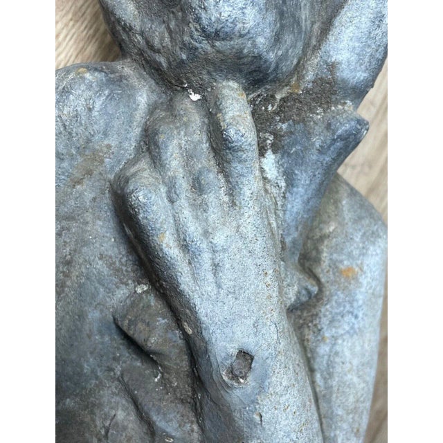 Metal Victorian Monkey Garden Outdoor Sculpture For Sale - Image 7 of 11